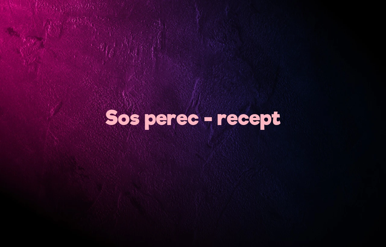 sos perec recept