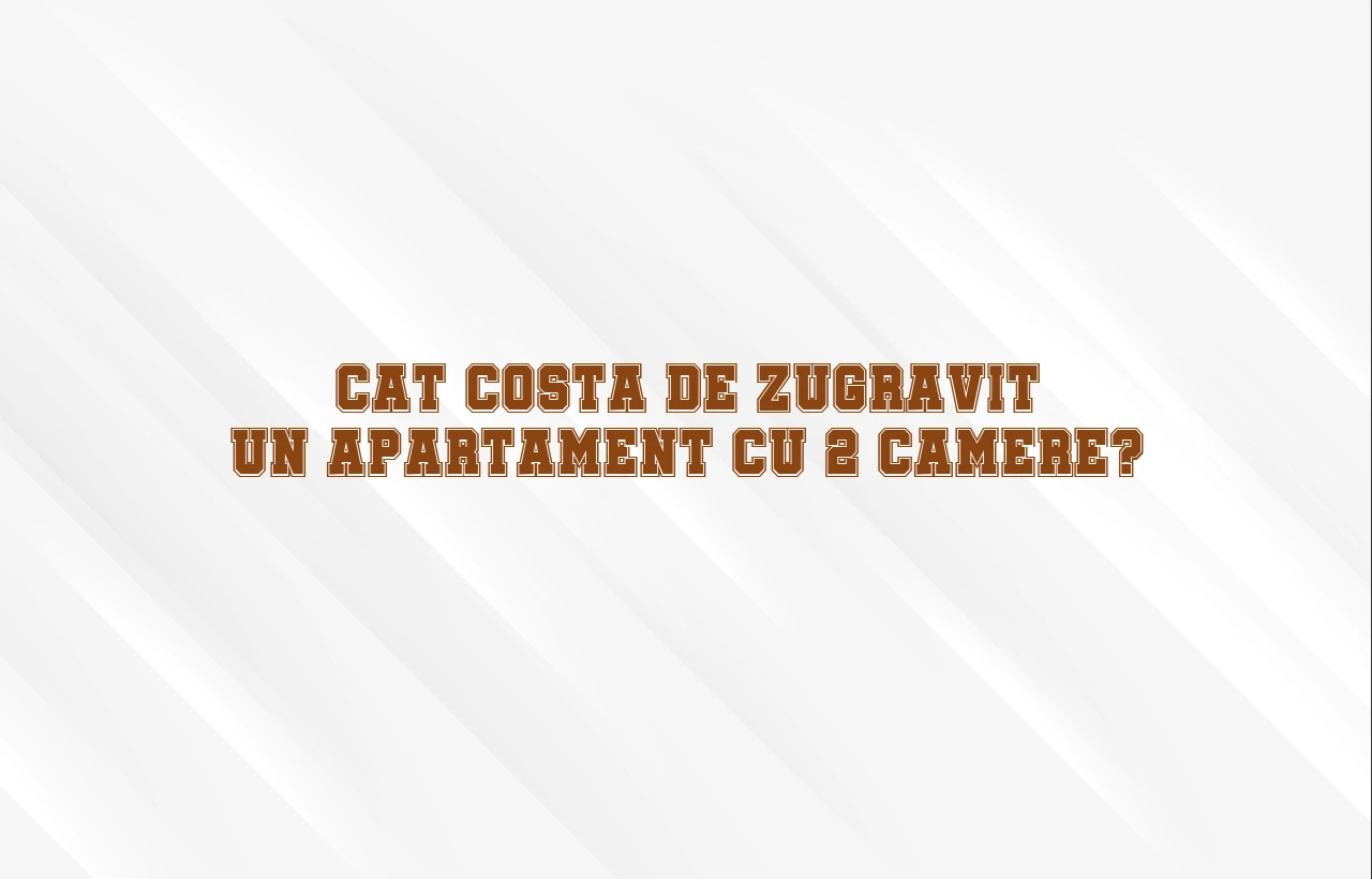 cat costa de zugravit un apartament cu 2 camere