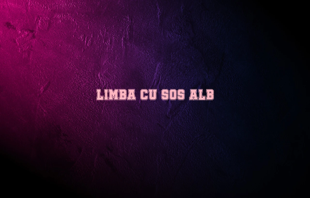 limba cu sos alb